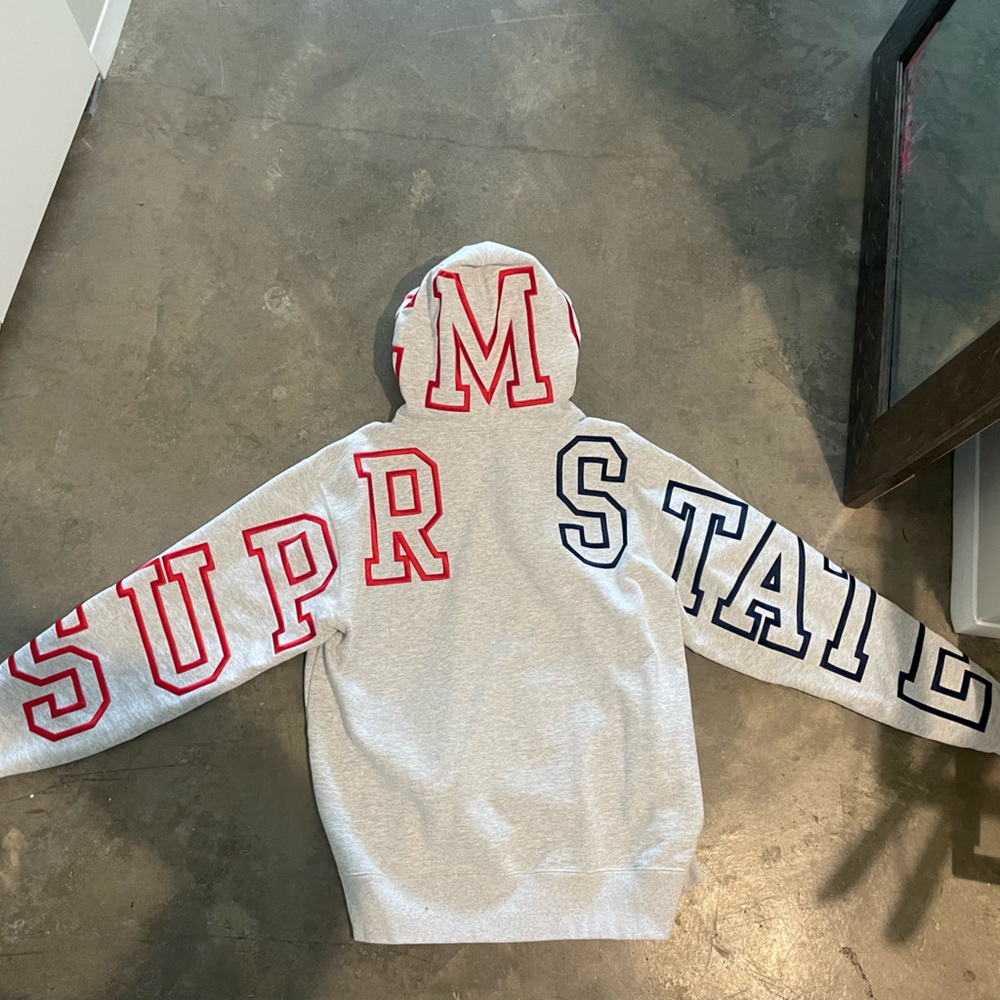 Embroidered Supreme Hoodie